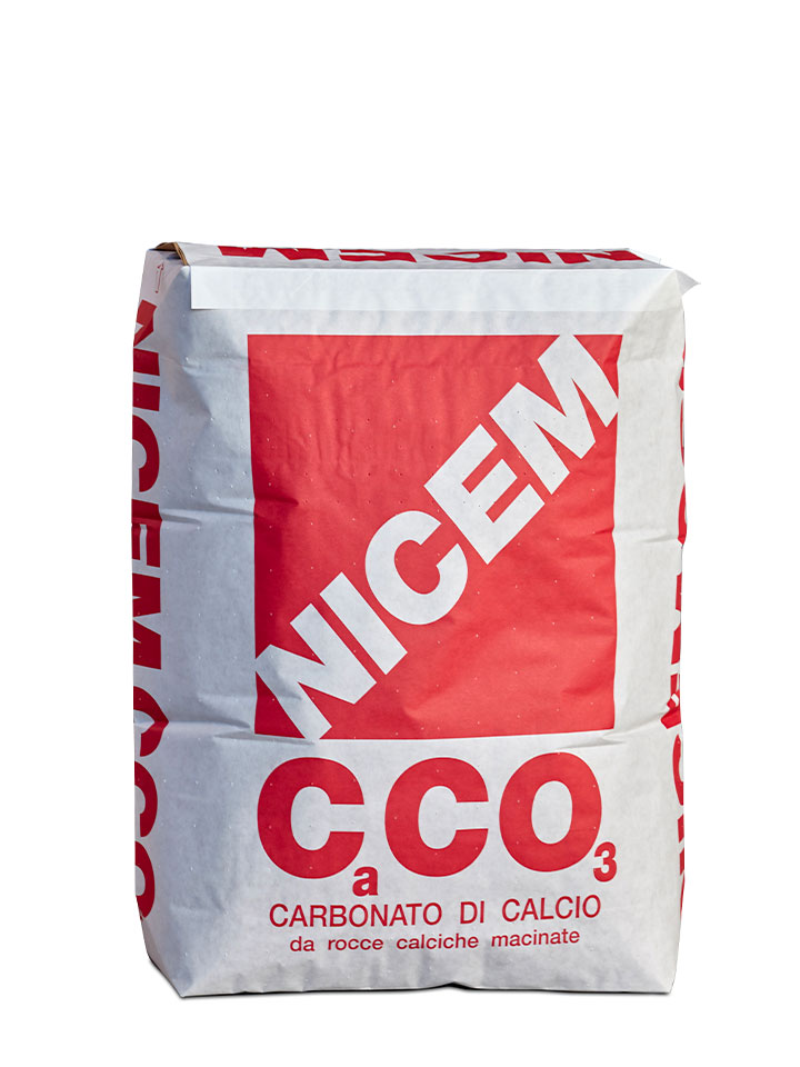 Sacco Carta 25 Kg Carbobuild T3 Carbonato di Calcio con granulometria
<br>
D90 < 190µm   D50 < 15µm